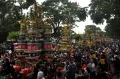 Potret Kemeriahan Tradisi Tabut Tebuang di Bengkulu