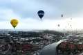Mirip di Cappadocia, Ratusan Balon Udara Hiasi Langit Kota Bristol Inggris