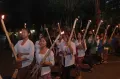 Ratusan Mahasiswa Bali Kirab Bendera Sambut HUT ke-78 Kemerdekaan RI