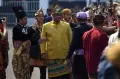 Presiden Jokowi Kenakan Ageman Songkok Singkepan Ageng, Sapa Warga Jelang HUT ke-78 RI