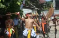 Atraksi Tarian Caci Semarakkan HUT ke-78 Kemerdekaan RI di Semarang