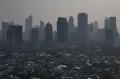 Asap Kabut Selimuti Semanggi, Udara Jakarta Terburuk Kelima Dunia Siang Ini