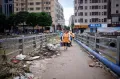 Miris, BMW Terendam Lumpur Banjir di Dongguan China