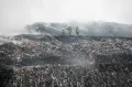 Kebakaran Lahap 2 Hektar Gunungan Sampah di TPA Putri Cempo Solo