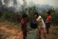 Aksi Heroik Siswa SD Selamatkan Sekolah dari Kebakaran Lahan di Palembang