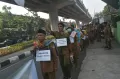 Aksi Jalan Kaki Guru Honorer ke Istana Negara