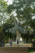Gagah, Pesawat Tempur A-4 Skyhawk Mejeng di Monumen Swa Bhuawana Paksa