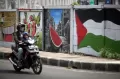 Mural Dukungan untuk Kemerdekaan Palestina