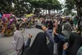 Potret Arakan 100 Pasangan Pengantin Nikah Massal di Palembang