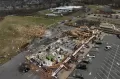 Foto Udara Kehancuran Tennessee Amerika Dihantam Tornado