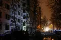 Sepuluh Rudal Rusia Hantam Kiev, Warga Berhamburan Tengah Malam