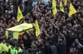 Pejuang Hizbullah Tewas, Pemakamannya Diantarkan Ratusan Pendukung