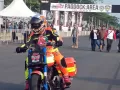Aksi Balapan Motor Harley Davidson di HOGERS Indonesia Drag Race of National Event 2