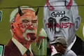 Mural Kutuk PM Netanyahu dan Presiden AS Joe Biden Nampang di Grogol