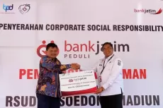 Optimalkan Pelayanan Kesehatan, Bank Jatim Bangun Taman RSUD dr Soedono