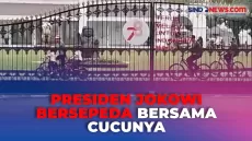 Libur Panjang Waisak, Presiden Jokowi Bersepeda Bersama Jan Ethes di Istana Presiden Yogyakarta