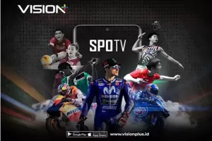 Pertama Kali di Indonesia, Vision+ Hadirkan Streaming Channel Olahraga Premium SPOTV
