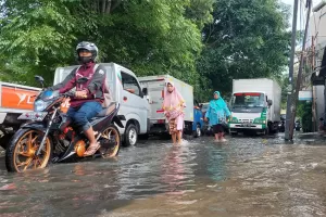 Akses Jalan Bandara Soetta Terendam Banjir Sepanjang 2 Kilometer