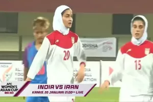 LIVE di iNews! Hari Ini Duel Seru Laga Perdana India vs Iran di AFC Women Asian Cup 2022