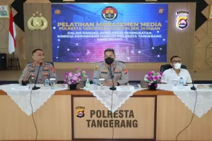 Jadi Program Prioritas, Humas Polresta Tangerang Ikuti Pelatihan Manajemen Media