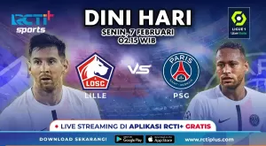 Live Streaming RCTI+ Lille vs PSG: Kokohkan Posisi