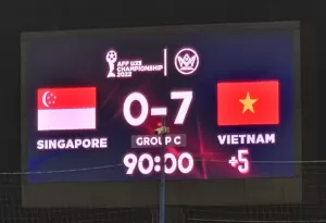 Piala AFF U-23 Singapura vs Vietnam: Golden Star Warriors Pesta 7 Gol