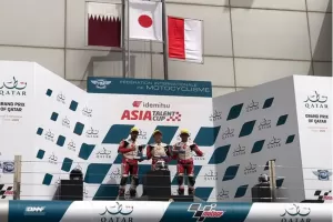 Keren! Pembalap Muda Indonesia, Veda Ega Pratama Kibarkan Bendera Merah Putih di IATC Qatar