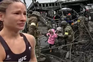 Petarung MMA Cantik Menangis Ungkap Derita Keluarganya Korban Kekejaman Rusia