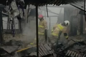 Kebakaran di Tanah Abang Hanguskan Rumah yang Dihuni 39 Kepala Keluarga