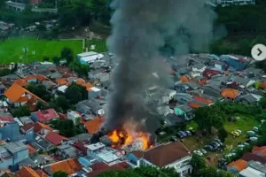 Kebakaran di Cipete Utara Jaksel, 102 Orang Mengungsi
