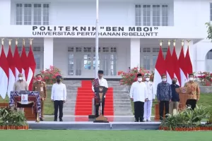 Presiden Jokowi Resmikan Kampus Politeknik Ben Mboi Unhan RI di Belu, NTT
