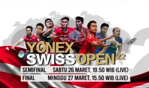 Swiss Open 2022: 6 Wakil Indonesia Melaju ke Perempat Final