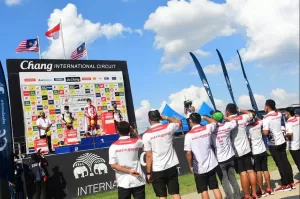 2 Pembalap AHM Raih Podium di Race Pertama ARRC Buriram 2022