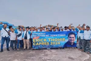 Ratusan Nelayan Jatim Minta Erick Thohir Maju di Pilpres 2024