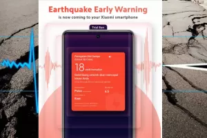 Ponsel Xiaomi di Indonesia Resmi Dapatkan Fitur Peringatan Dini Gempa
