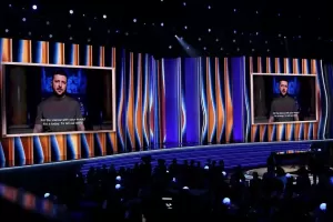 Ini Isi Pidato Presiden Ukraina Volodymyr Zelensky di Grammy Awards 2022