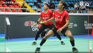 Hasil Korea Open 2022: Singkirkan Jagoan Tuan Rumah, Bagas/Fikri Jaga Asa Indonesia