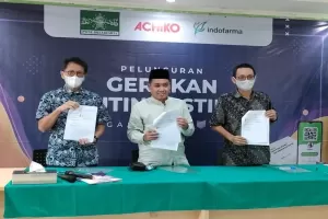PWNU DKI Jakarta Tanda Tangani Kerja Sama Penyediaan AptameX