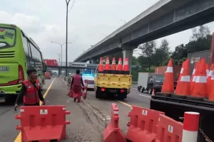Contraflow KM 47-70 Tol Jakarta-Cikampek Dihentikan