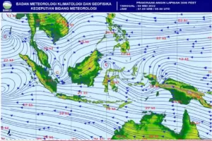 Bibit Siklon Tropis 90W Terdeteksi di Utara Halmahera, Berikut Wilayah Berpotensi Hujan Lebat