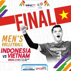 Siang Ini Live di MNCTV: Indonesia vs Vietnam di Final Bola Voli Putra SEA Games 2021