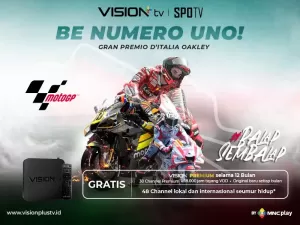 Saksikan Live di Vision+ TV! MotoGP Italia, Catat Jadwalnya