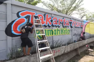 HUT ke-495 Jakarta, Tanjung Priok Tampilkan Mural Potensi Wilayah
