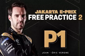 Hasil FP2 Formula E Jakarta 2022: Tim DS Techeetah Berkuasa, Jean-Eric Vergne Tercepat