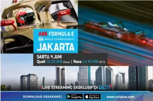 Link Live Streaming Formula E Jakarta 2022 di RCTI+: Siapa yang Bakal Ukir Sejarah di Indonesia?