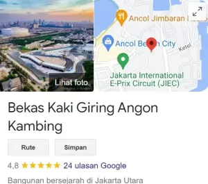 Ada Peta Bekas Kaki Giring di Ancol, Ini Cara Bikin Lokasi Baru di Google Maps