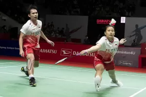 Hasil Indonesia Open 2022: Dikalahkan Wakil Korsel, Rinov/Pitha Terhenti di Babak Pertama