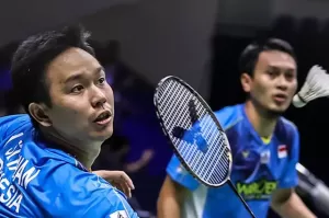 Hasil Malaysia Open 2022: Singkirkan Duo China, Ahsan/Hendra ke 16 Besar!
