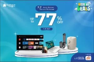 Yuk Borong Produk Elektronik Incaranmu Mumpung Ada Diskon hingga 77% di AladinMall by Mister Aladin!