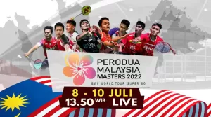 LIVE di iNews! Saksikan Perjuangan 7 Wakil Indonesia di Perempat Final Malaysia Masters 2022